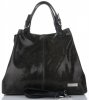Kožené kabelka shopper bag Vittoria Gotti lahvově zelená V898GPIT